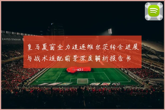 皇马夏窗全力追逐维尔茨转会进展与战术适配前景深度解析报告书